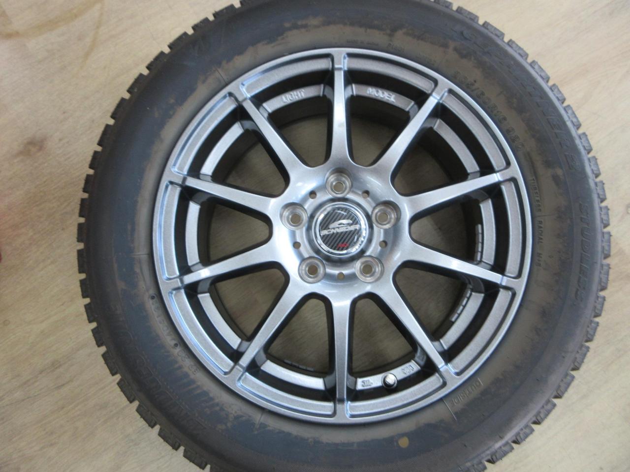A-TECHSCHNEIDER 10-spoke + BRIDGESTONEICEPARTNER2
