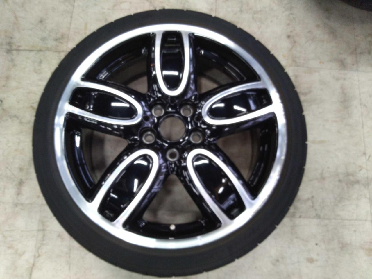 BMW MINI JCW genuine wheels + DUNLO PIREZZA DZ102 Only one Kizu-dai