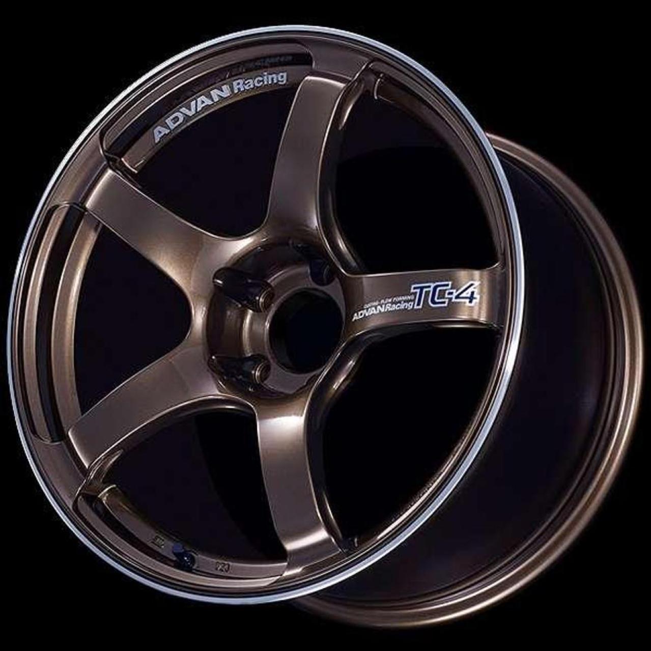 New set of 4 wheels YOKOHAMA ADVAN Racing TC 4 UBR