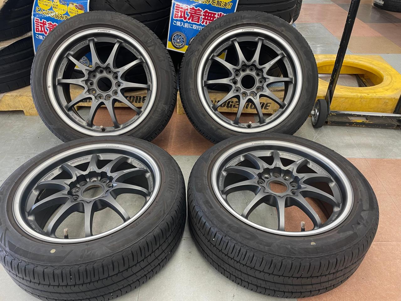 RAYS VOLK RACING CE28 CR + BRIDGESTONE ECOPIa NH200
