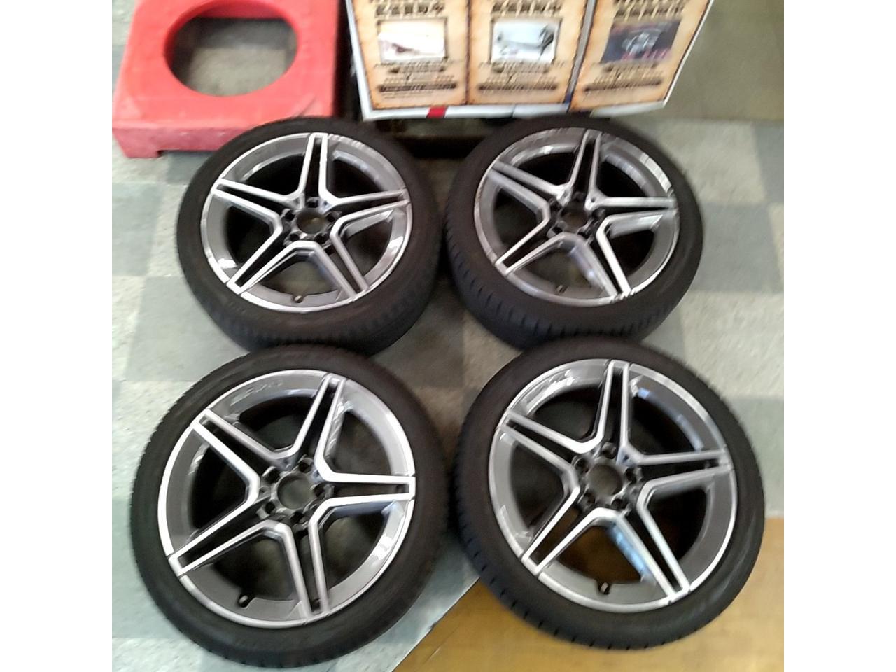 Mercedes-Benz CLS C257 AMG genuine wheels + YOKOHAMA BluEarth-GT AE 51 275/35R19 + 245/40R19