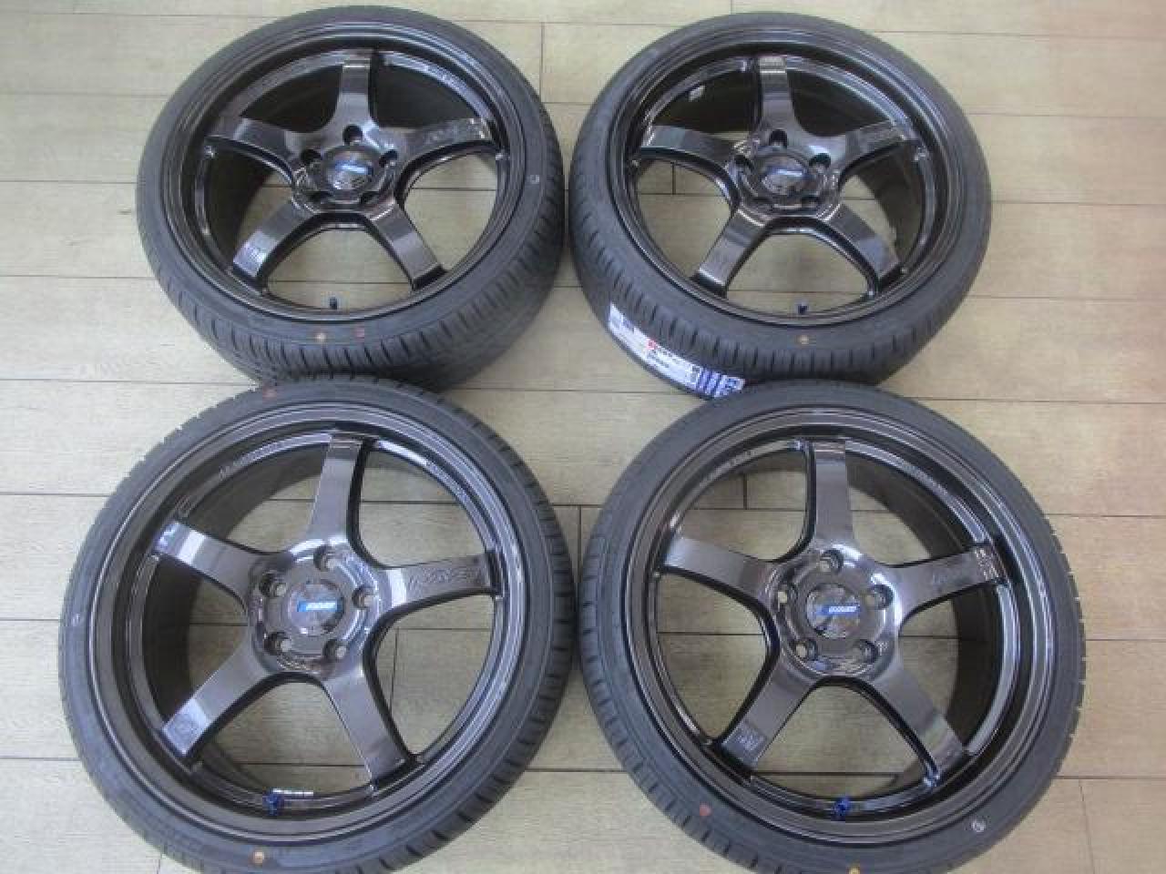 with new tires !! RAYS GRAM LIGHTS 57 CR SPEC-M + ZEETEX HP6000 ECO