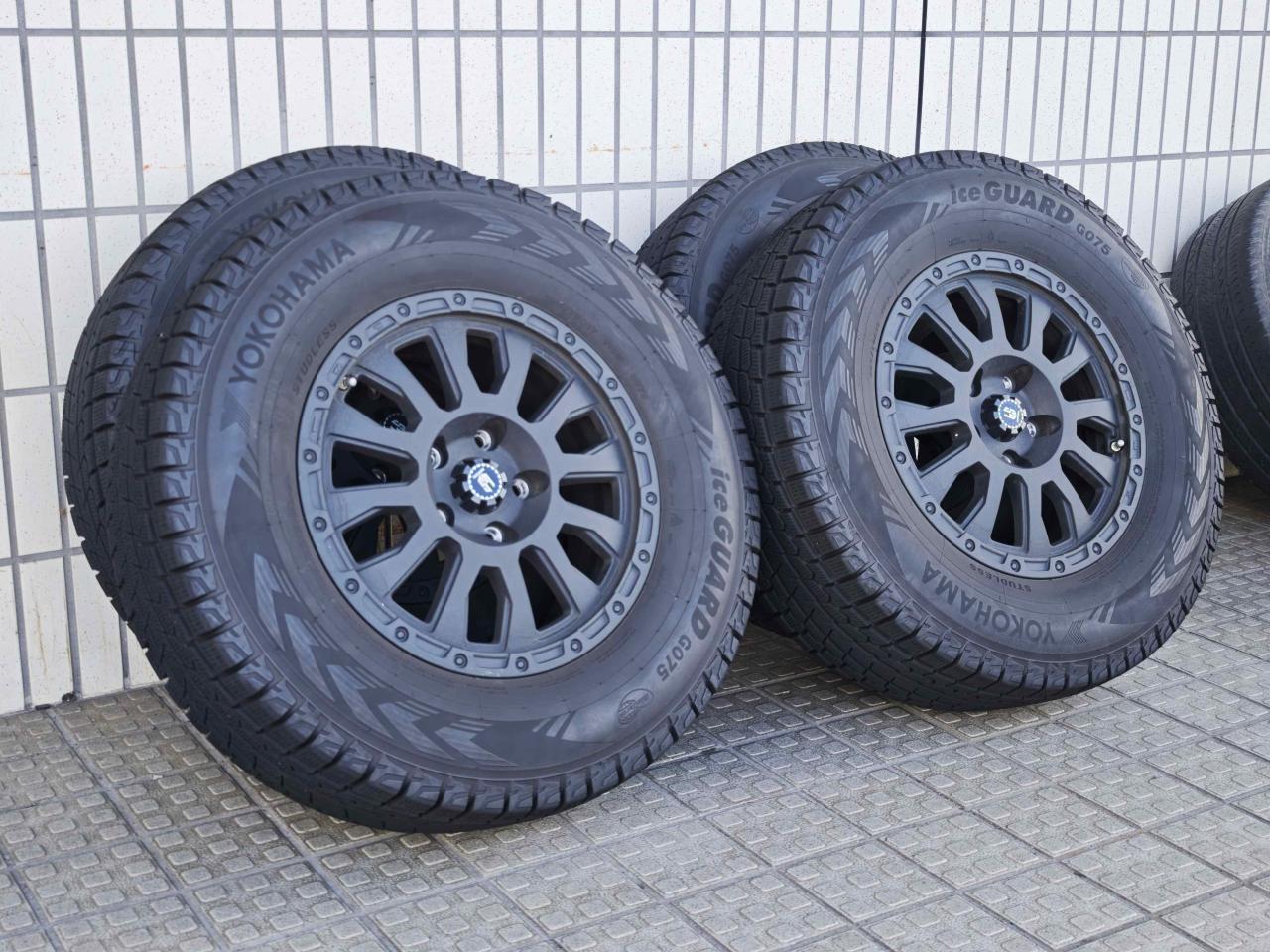 2024 model Japanese-made studless tires! Jeep For JK/JL model Wranglers! ABE SHOKAILA STRADA AVENTURA + YOKOHAMAice GUARD SUV G075