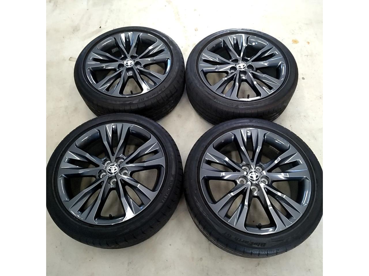 Toyota genuine Corolla touring WxB genuine wheel + YOKOHAMA BluEarth-GT