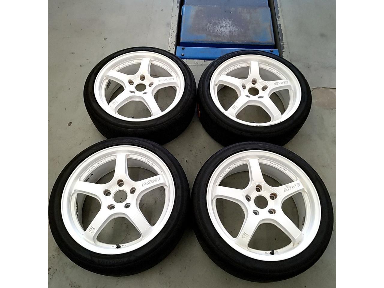 RAYS GRAM LIGHTS 57 CR LIMITED + YOKOHAMAADVAN FLEVA