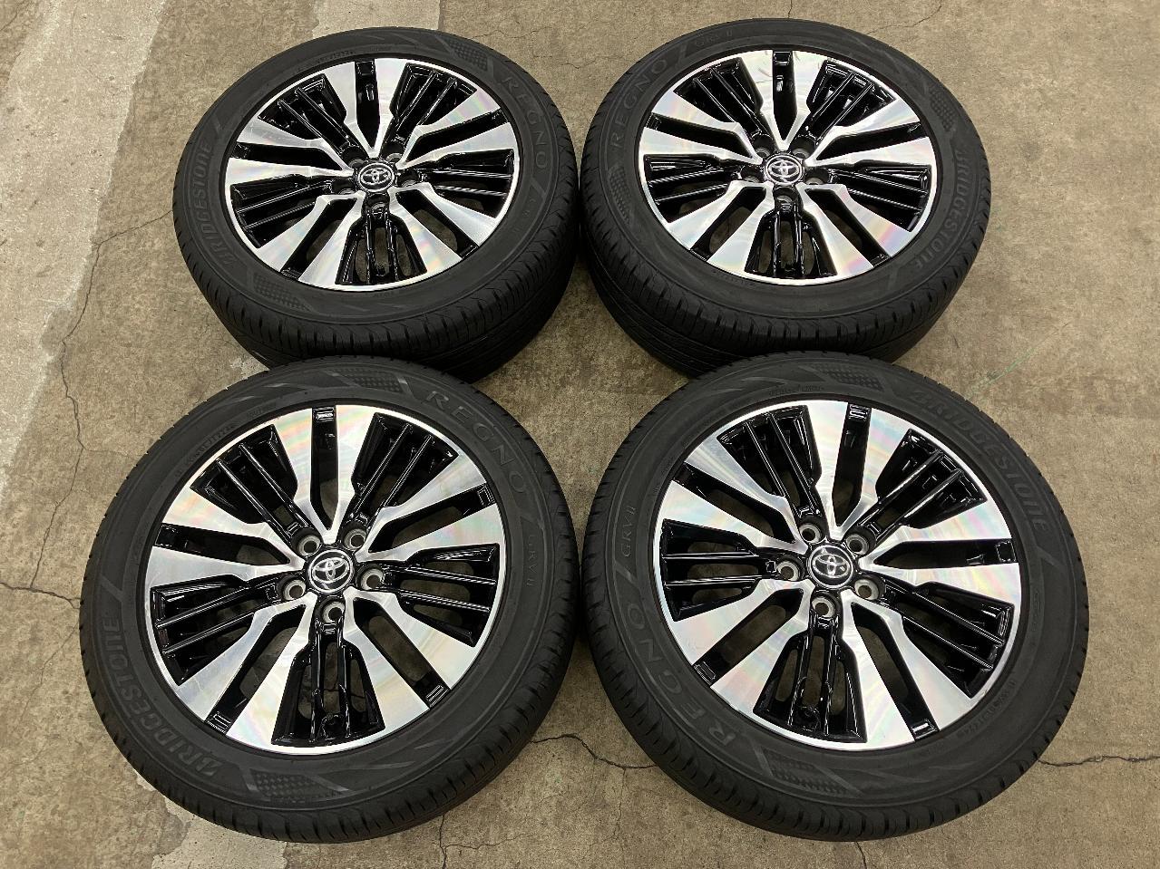 Toyota Alphard / Vellfire Late version SC package Original wheel + BRIDGESTONE REGNO GRV2