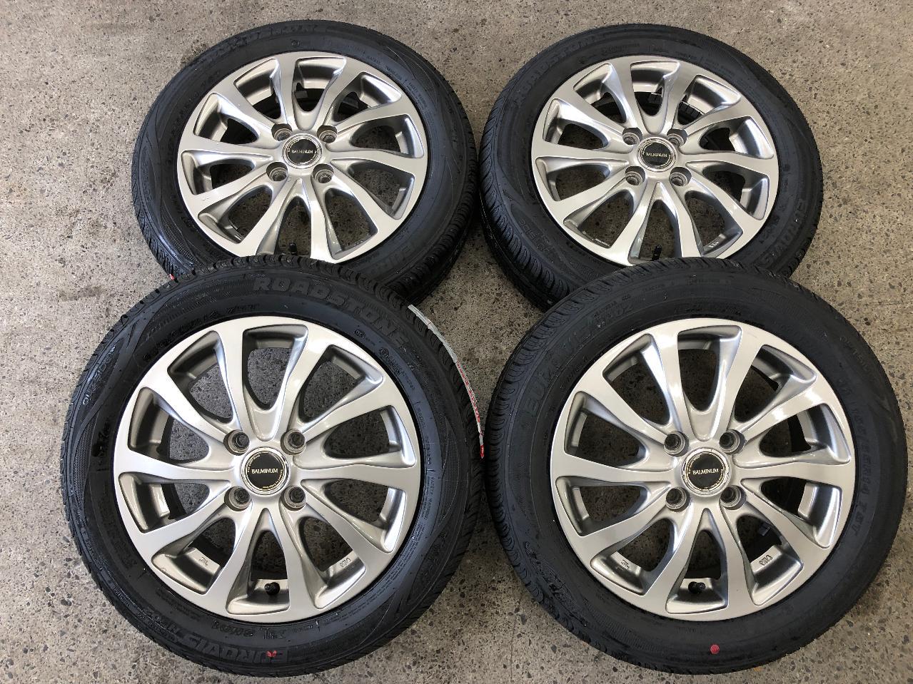BRIDGESTONE with unused tire BALMINUM TR10 + ROADSTONE Eurovis HP02