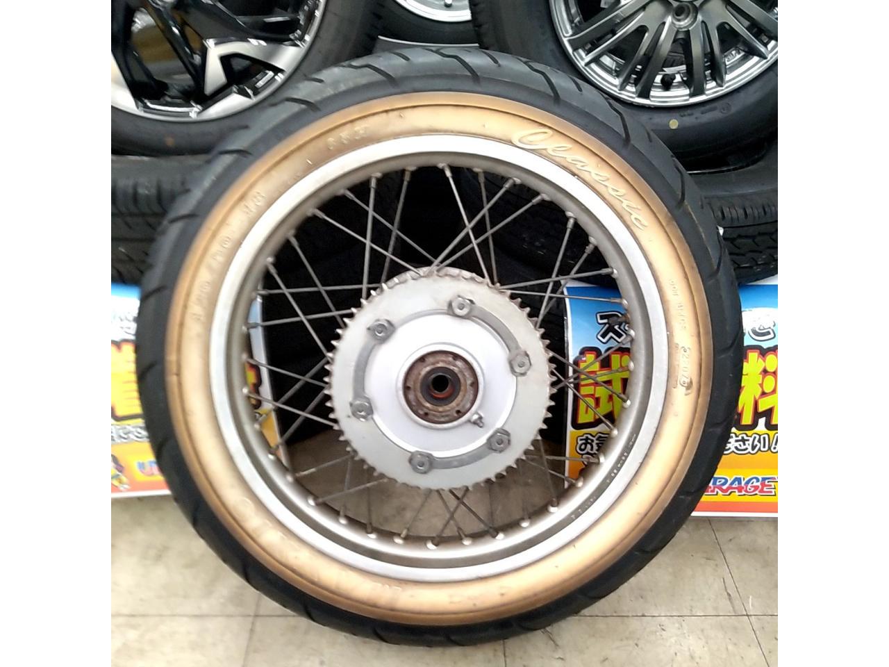 sr400 純正リム　スポーク SR400】YAMAHA純正 SR400 純正リアホイール | やや傷や汚れあり