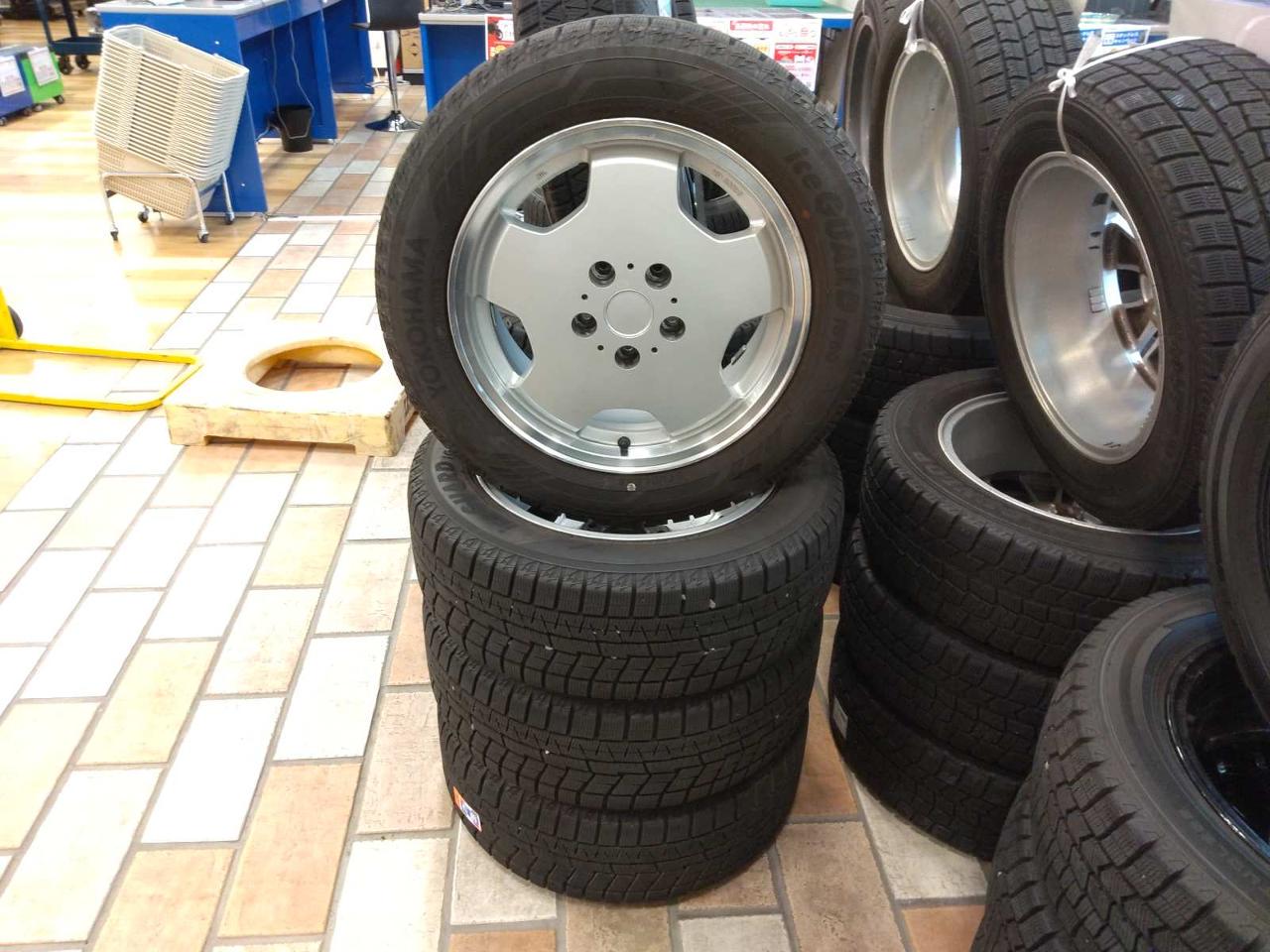 ENKEI Dish wheel + YOKOHAMA ice GUARD iG60