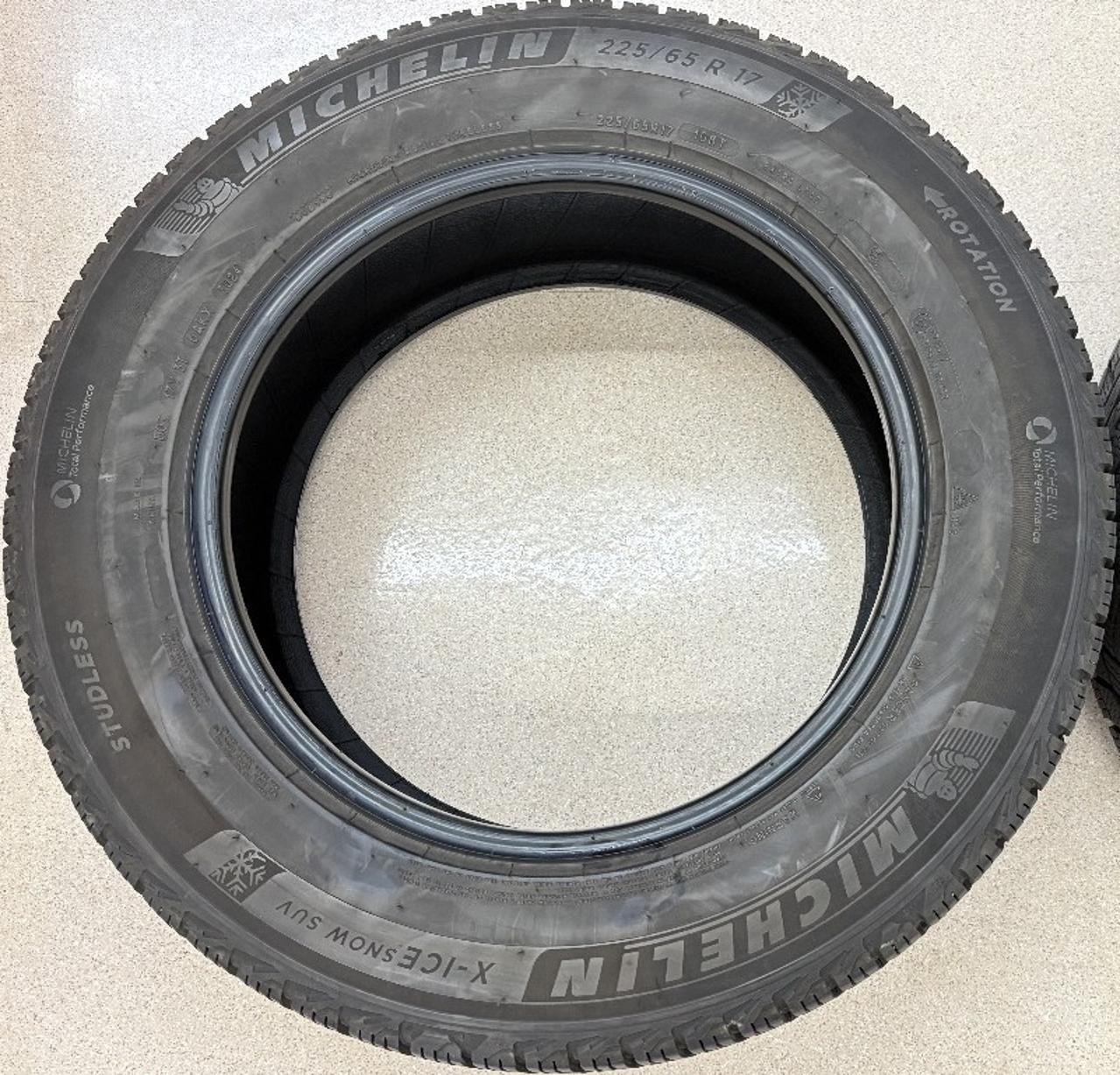 スタッドレスタイヤ 225/65R17 2024年製 MICHELIN】X-ICE SNOW SUV 225/65R17 2024年製 2本セット | やや傷や