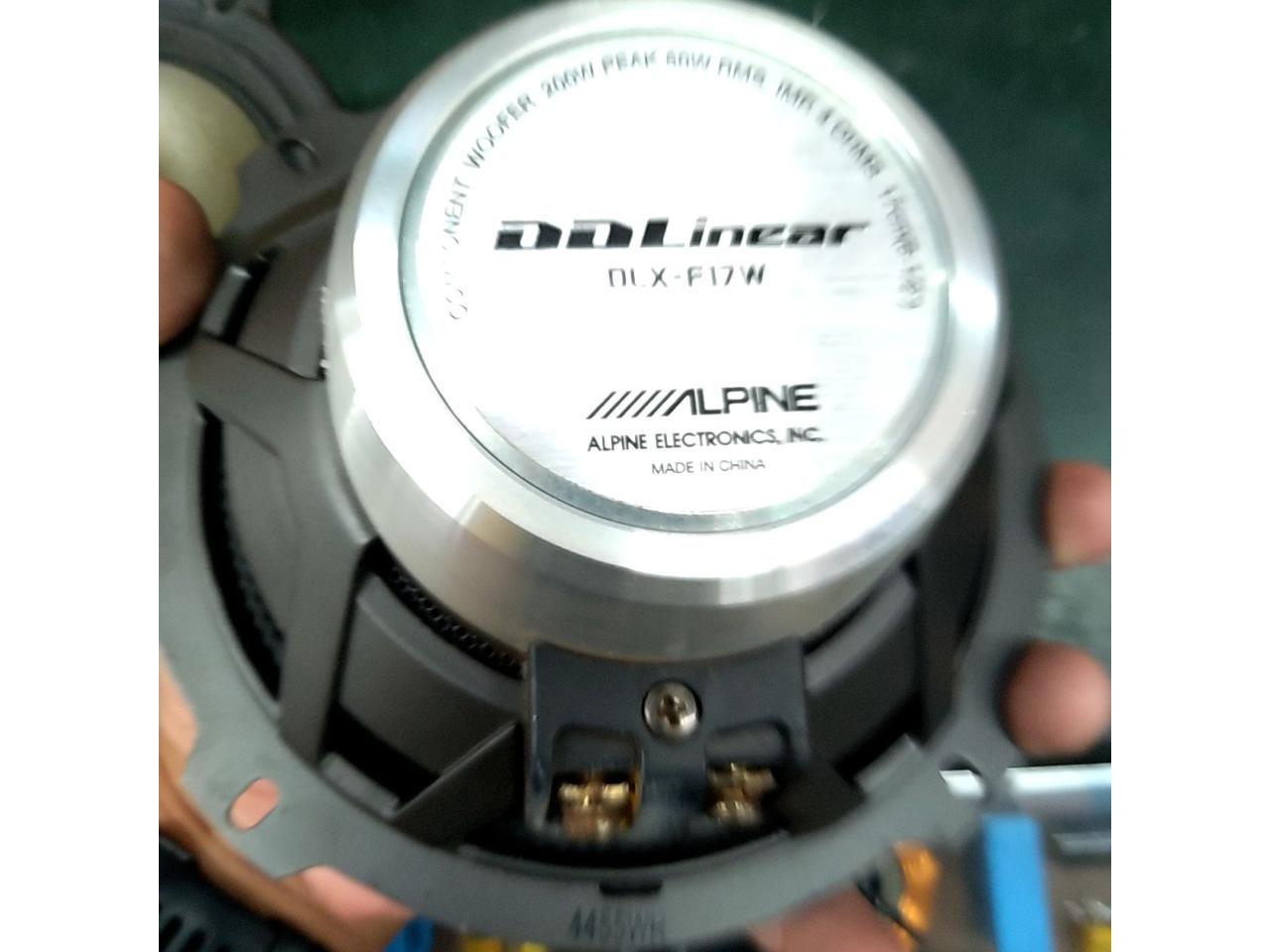 ALPINE DLX-F17W セパレートスピーカー ネットワーク付き ALPINE DLX-F17W セパレートスピーカー + ネットワーク ※ツイーター欠