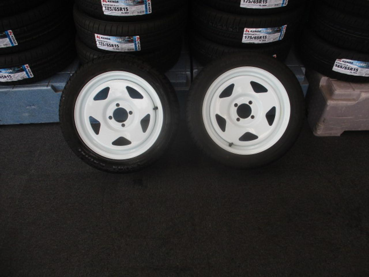 Unknown Manufacturer Steel wheel + KENDA KR 20 195 / 50R15 2 piece set
