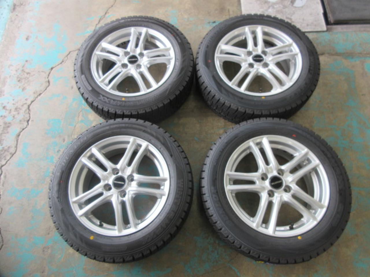 BRIDGESTONE BALMINUM SR5 Silver + DUNLOP WINTER MAXX WM02 175 / 65-15