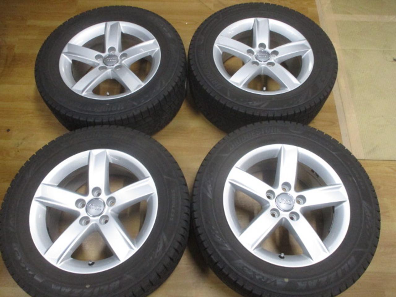 Audi A4 genuine wheels + BRIDGESTONE BLIZZAK VRX3