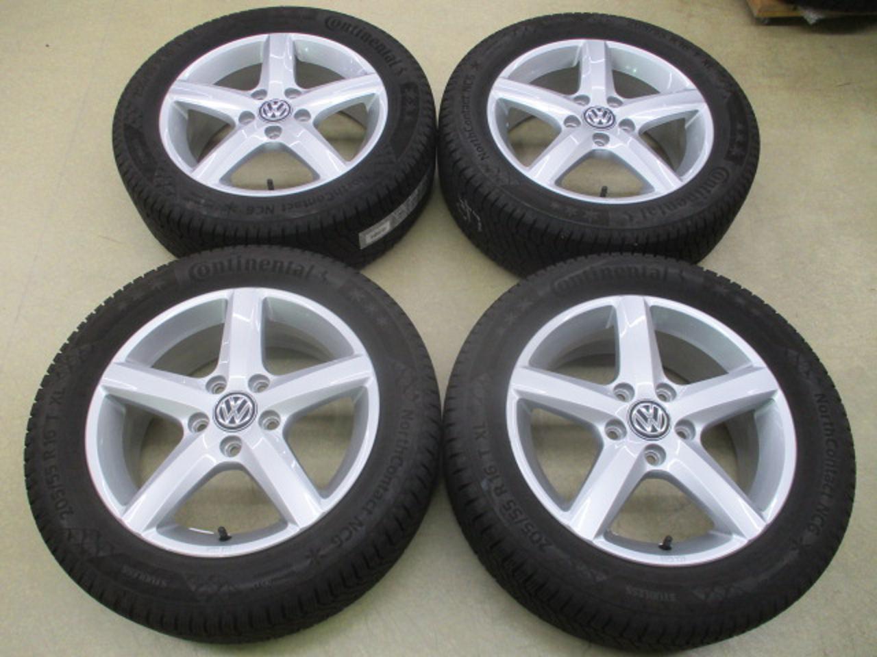 Imported car genuine Volkswagen genuine Alloy Wheels Aspen + Continental NorthCon