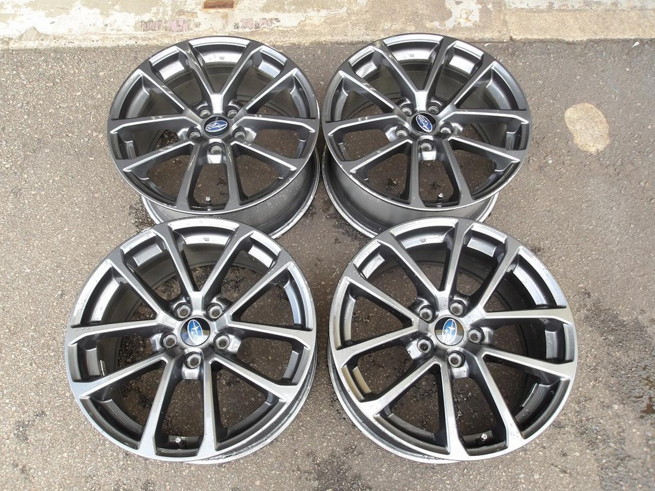 WRX S4 純正ホイール　4本セット スバル純正 WRX S4 VAG 後期純正ホイール | やや傷や汚れあり | アップ