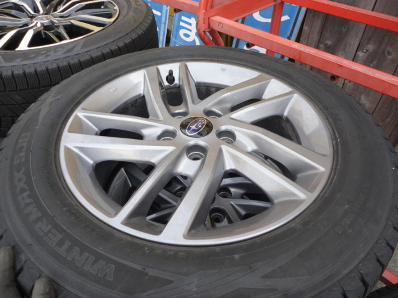 Subaru Genuine SAA Optional wheels + DUNLOP WINTERMAXX SJ8