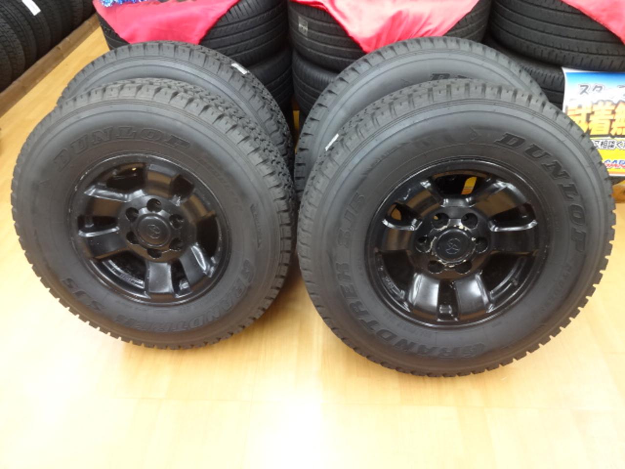 TOYOTA Hilux Surf 185 series genuine + DUNLOP GRANDTREK SJ5