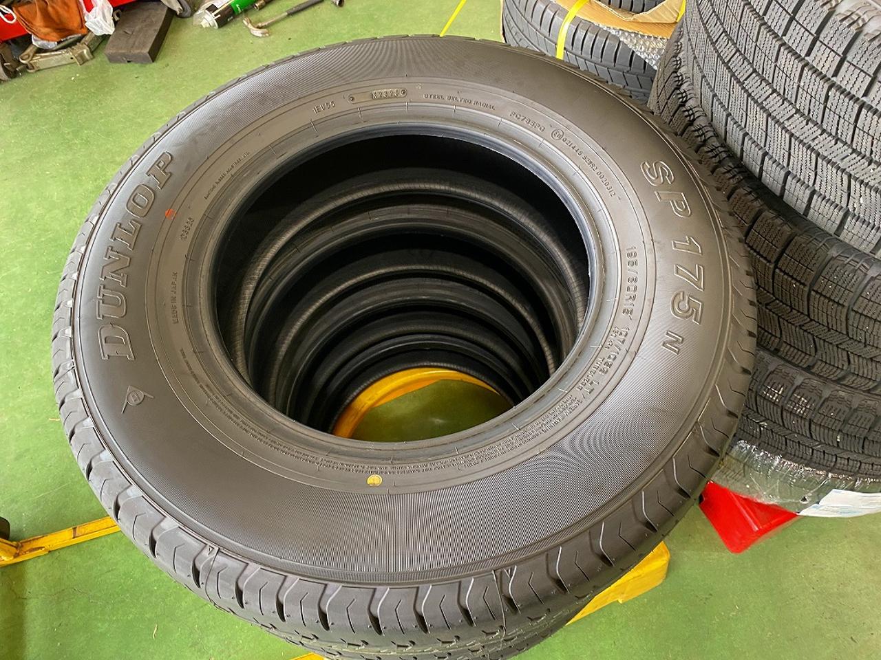 新品未使用　2026年製 DUNLOP SP175N 195/80R15 4本 DUNLOP SP175N 195/80R15 107/105S LT 2026年製 4本 | 目立った傷や