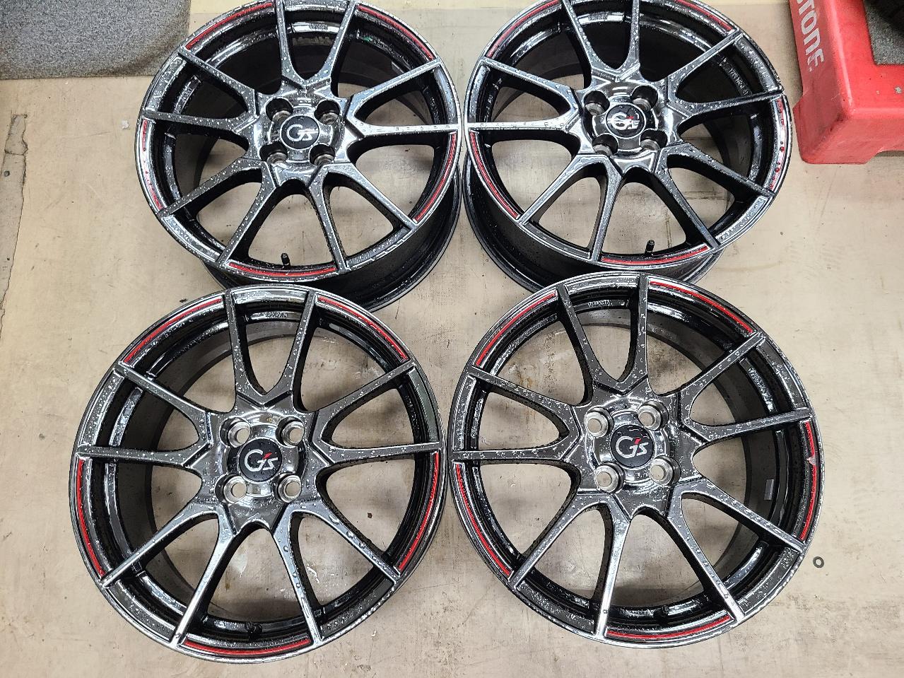 Toyota genuine parts Aqua G's aluminum wheels