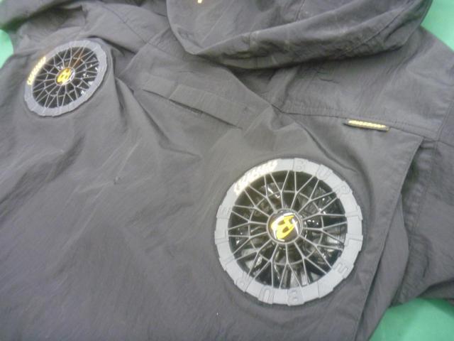 【WG】BURTLE 空調服 バッテリー、ファン付き