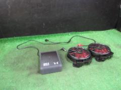 【サンエス】空調服用ファンx2&充電器 ※動作未チェック