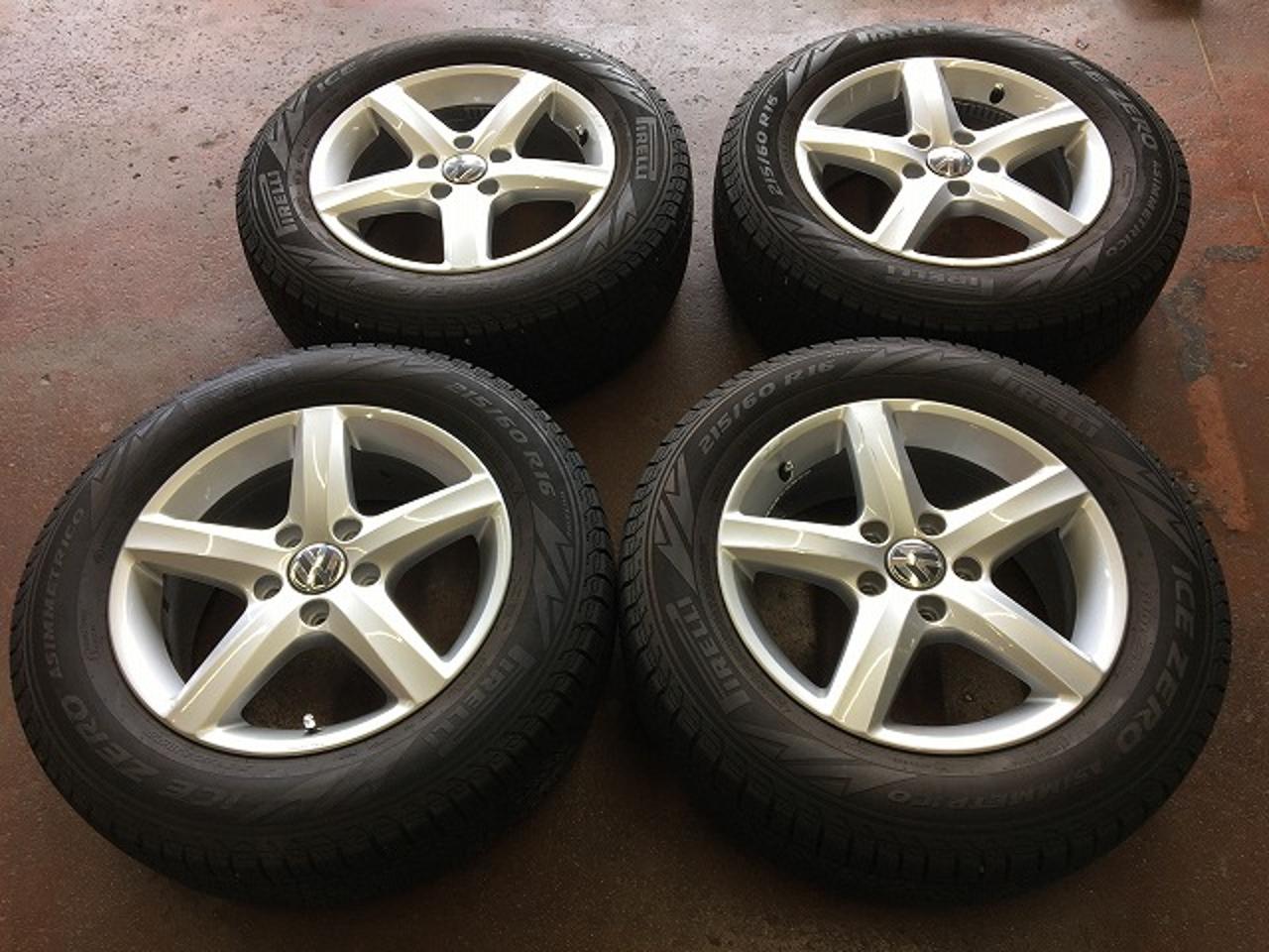 Volkswagen The Beetle original parts + PIRELLI ICE ZERO ASIMMETRICO 215 / 60-16 4 pieces set