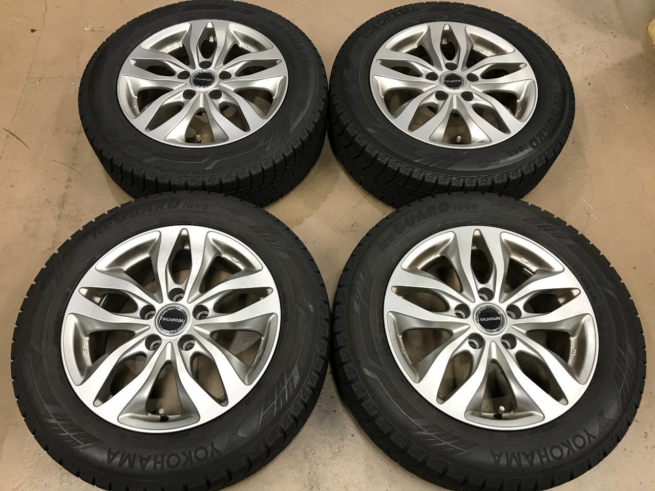 Compatible with 90 Series Noah/Voxy BRIDGESTONE BALMINUM DS-M + YOKOHAMA iceGUARD iG60