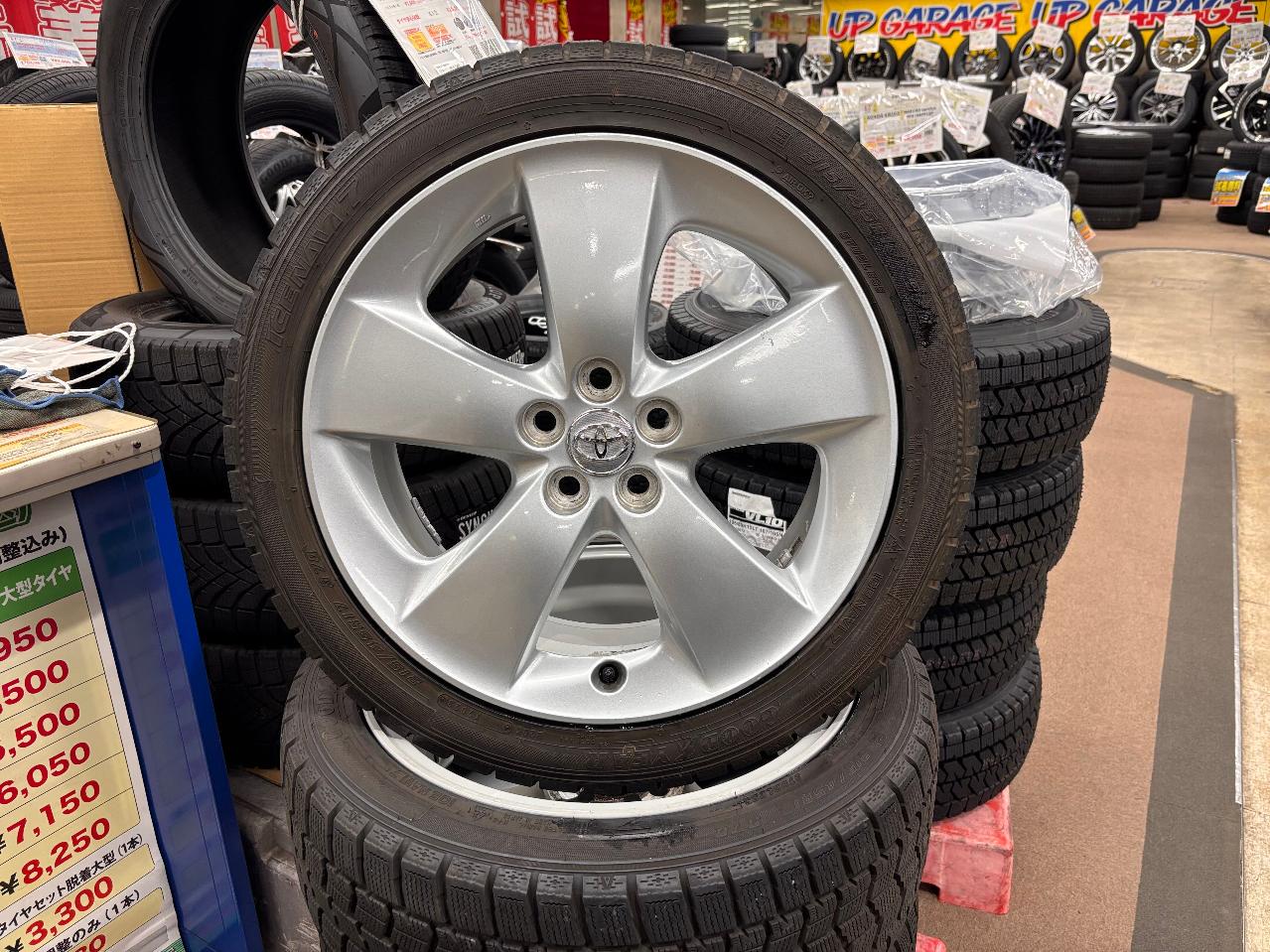 TOYOTA 30 Series Prius/S Touring Original wheel + GOODYEAR ICE NAVI 7