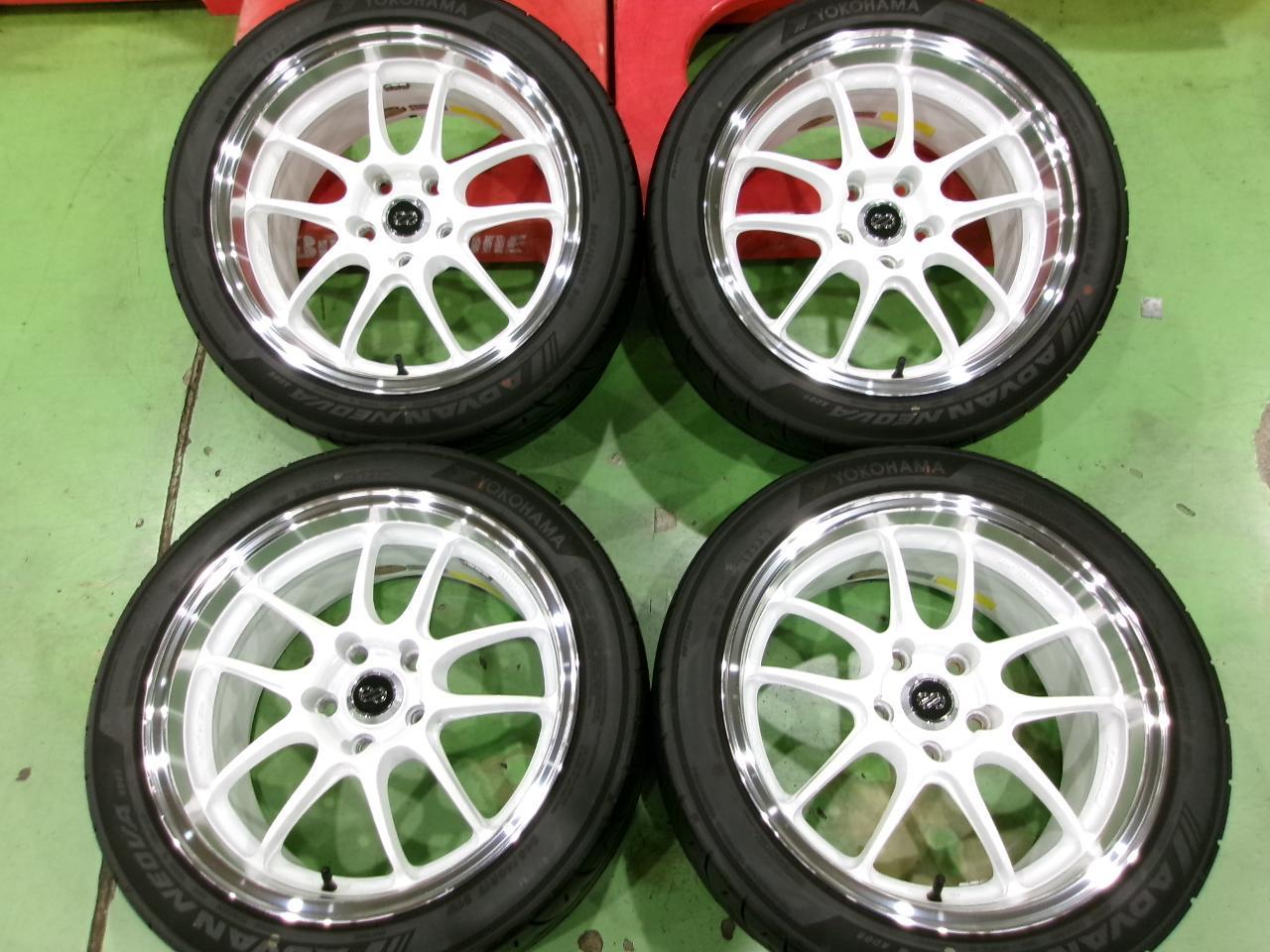 Deep rim!! ENKEI PerformanceLine PF01SS + YOKOHAMA ADVAN NEOVA AD09