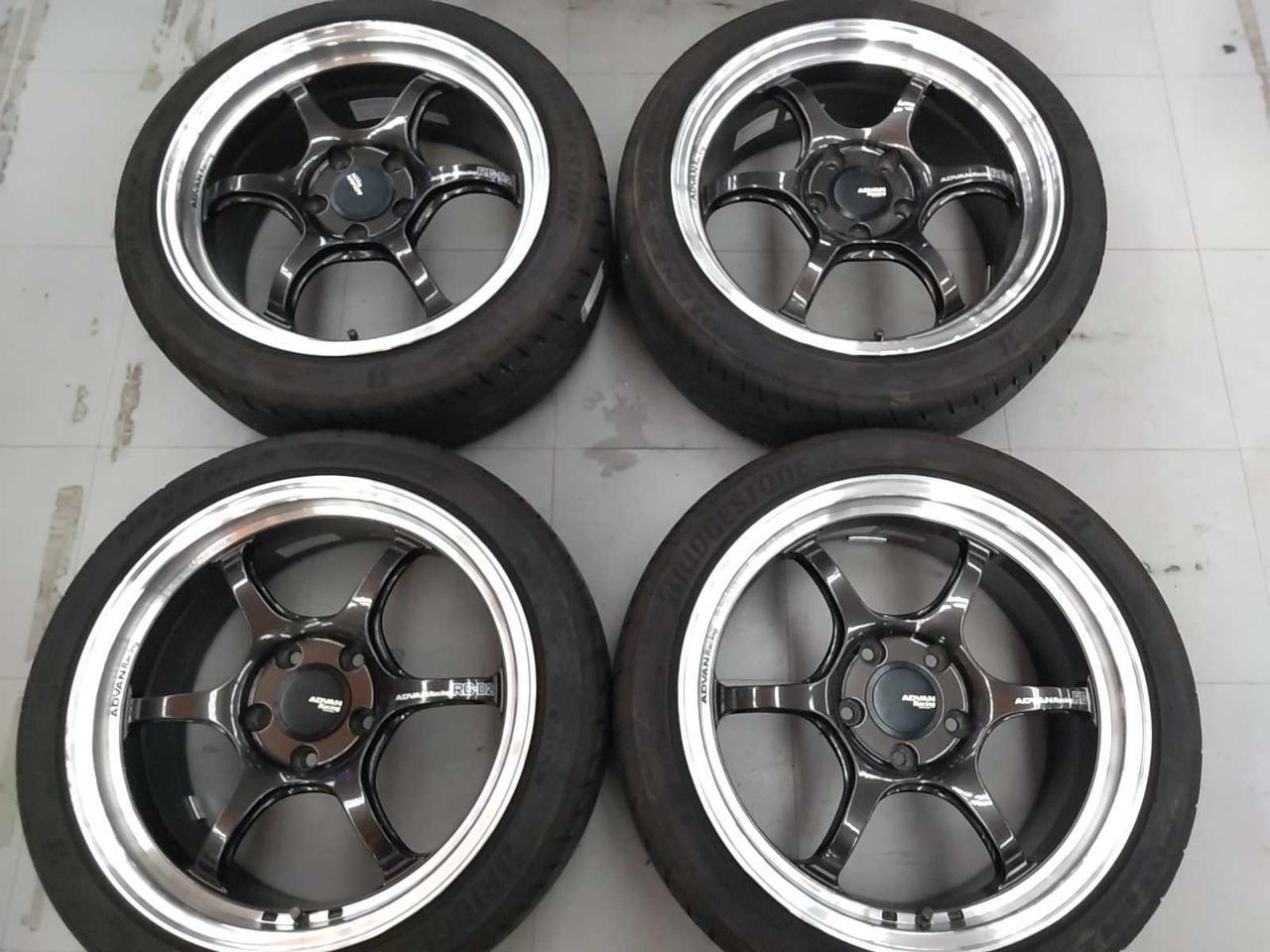 YOKOHAMA ADVAN Racing RG-D 2 + BRIDGESTONE POTENZA RE004