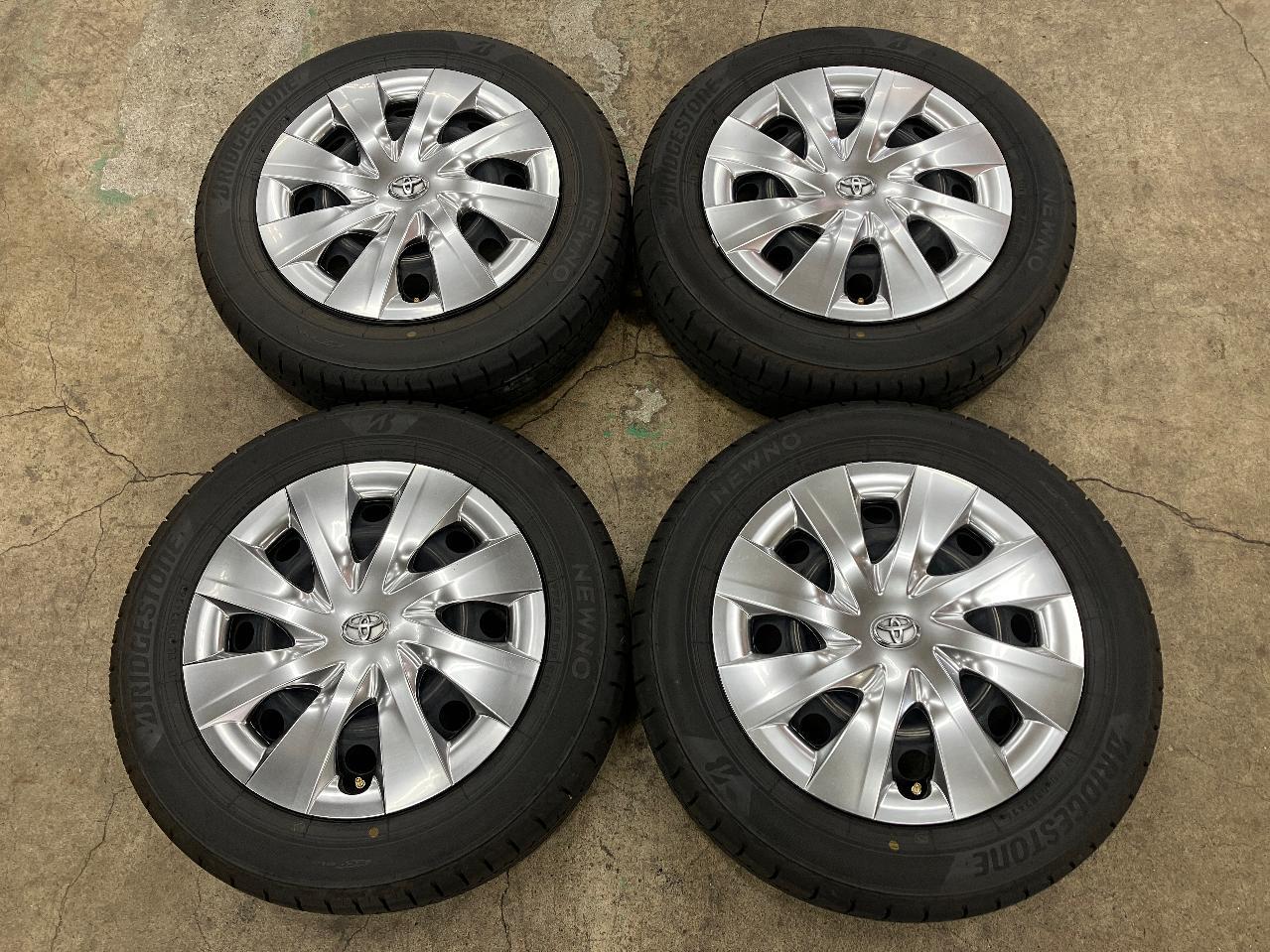 Toyota Porte / NCP141 Genuine steel wheel + BRIDGESTONE NEWNO