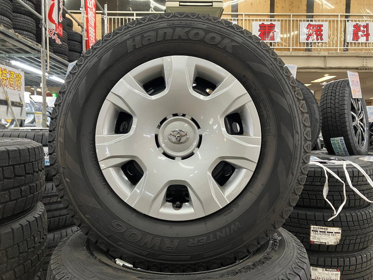 TOYOTA Hiace / 200 system Genuine steel wheel + HANKOOK WINTER RW06