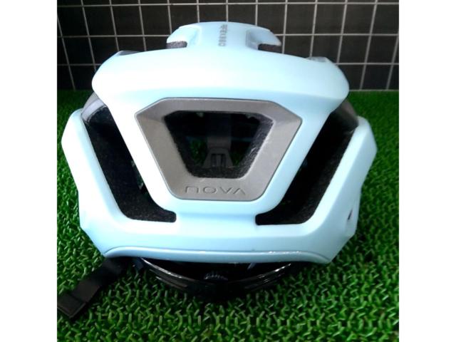 サイズM KPLUS NOVA サイクルヘルメット 水色 CE規格