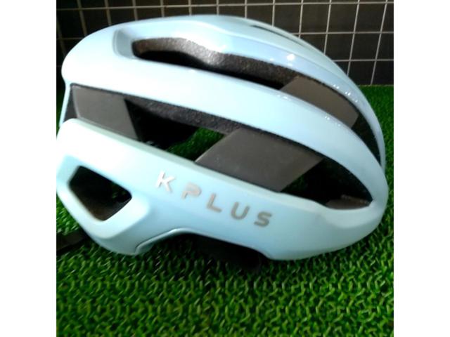 サイズM KPLUS NOVA サイクルヘルメット 水色 CE規格