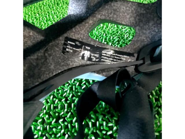 サイズM KPLUS NOVA サイクルヘルメット 水色 CE規格