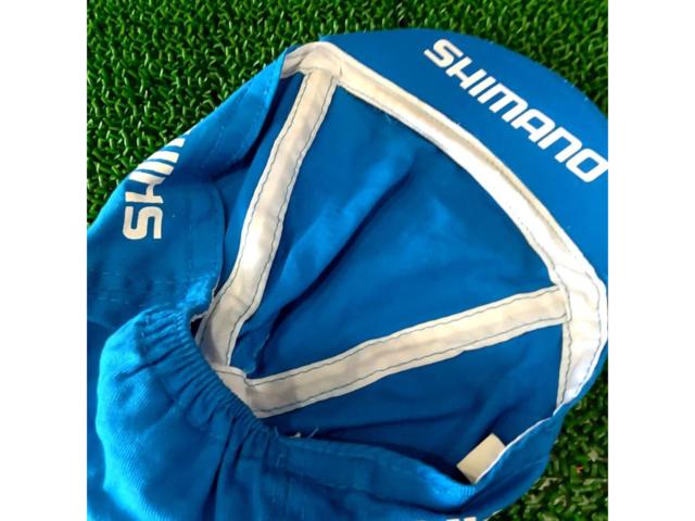 SHIMANO サイクルキャップ ブルー