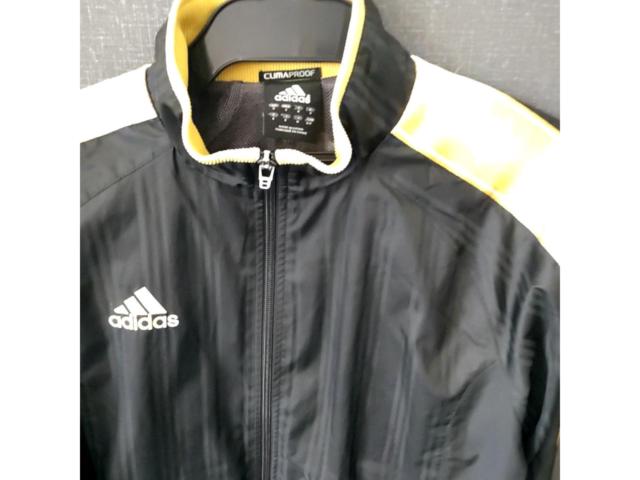 サイズM adidas ジャージ ブラック/ゴールド