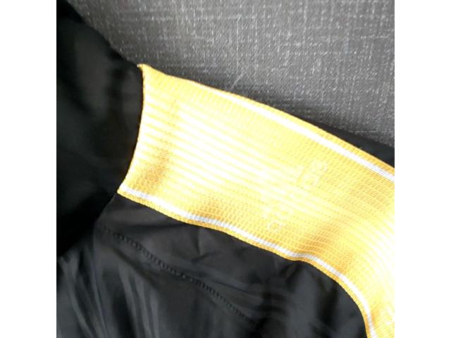 サイズM adidas ジャージ ブラック/ゴールド
