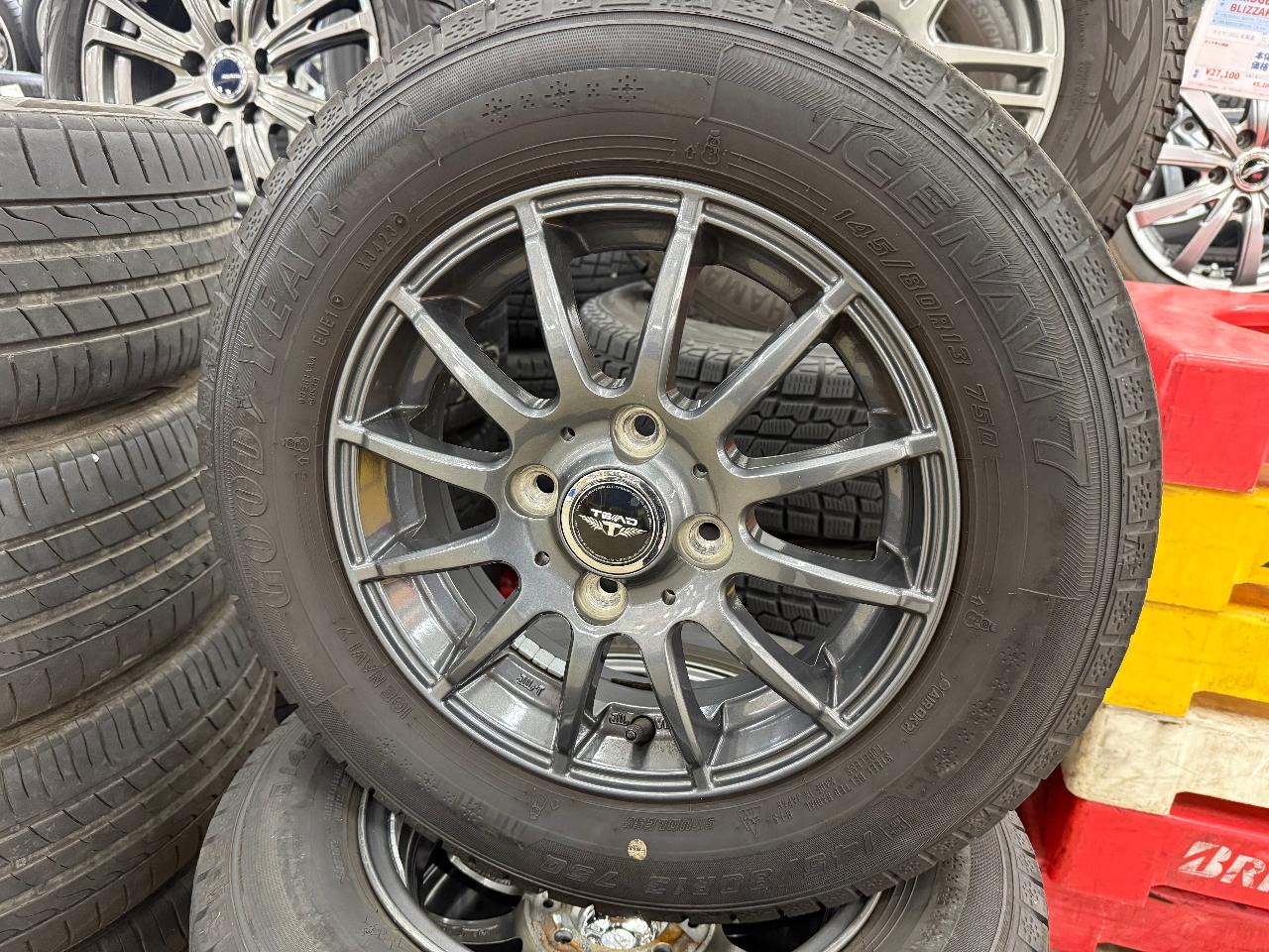 weds TEAD Spoke wheels + GOODYEAR ICE NAVI 7