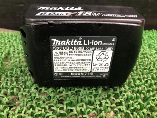 makita マキタ 純正リチウムイオンバッテリー BL1860B 18V 6.0Ah