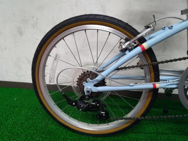 DAHON Boardwalk D7 2014年モデル 20x1.5(406)インチ 外装7段変速 折りたたみ自転車 ブルー