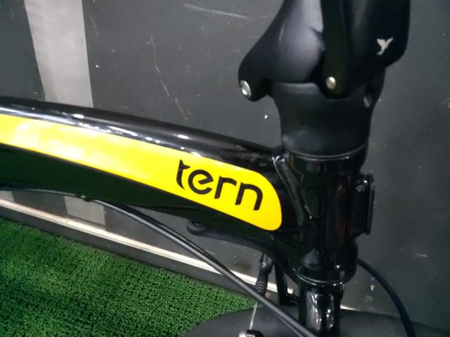 tern VERGE N8 2015年 20x1.35(406)インチ 外装8段変速 折りたたみ自転車 ブラック/イエロー