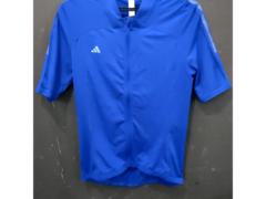 サイズL adidas 半袖サイクルジャージ ブルー