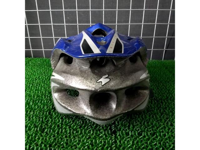 わけあり サイズ:M/L BRIKO サイクルヘルメット ブルー 認定マーク無し
