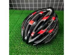 サイズ:56-61cm TIGORA YX-0421 TR AD ヘルメット ブラック×レッド CE EN1078