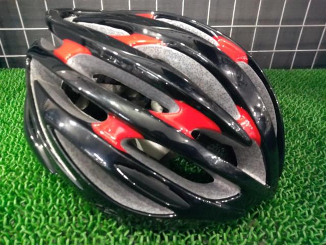 サイズ:56-61cm TIGORA YX-0421 TR AD ヘルメット ブラック×レッド CE EN1078