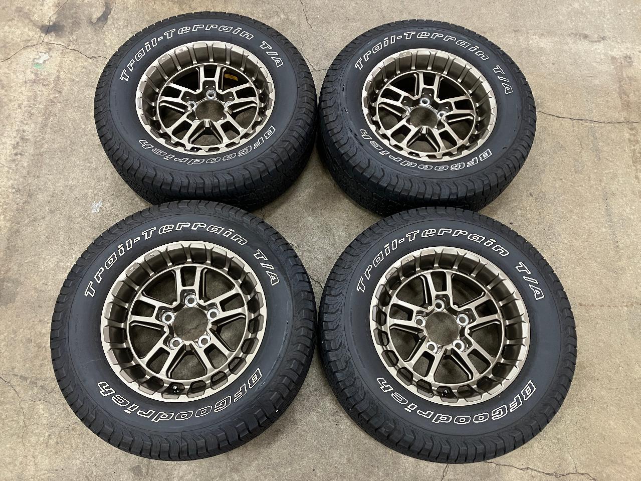 Toyota Land Cruiser/70 Series Genuine OP wheel + BFGoodrich Trail-Terrain T / A