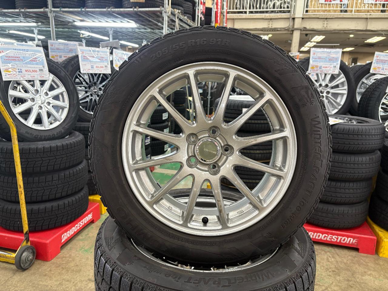BRIDGESTONE ECO FORME SE-12 + KUMHO WINTERCRAFT ice Wi 61