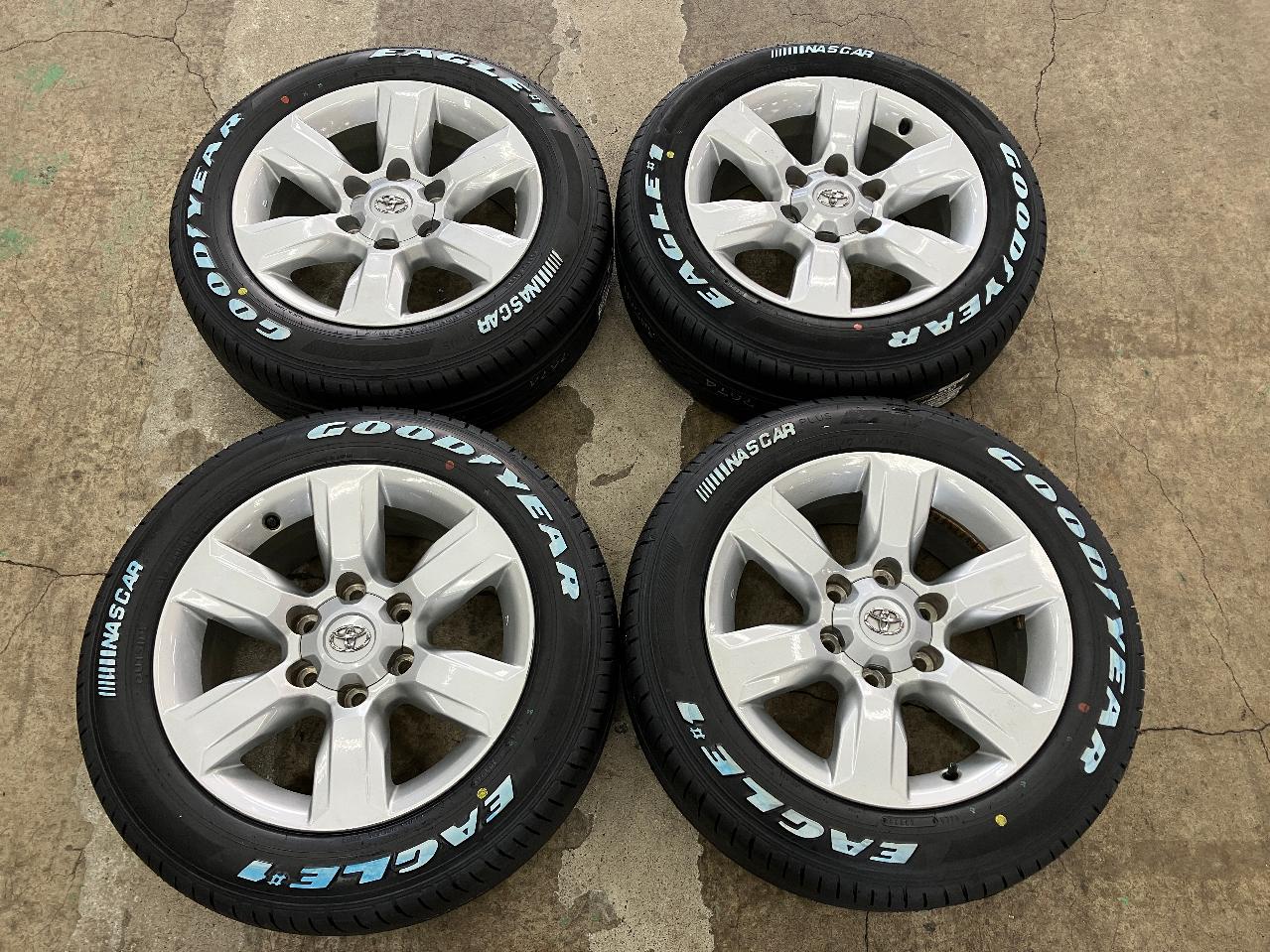 New tire set included Toyota Land Cruiser Prado/150 Series Medium term Original wheel + GOODYEAR EAGLE ♯1 NASCAR PLUS